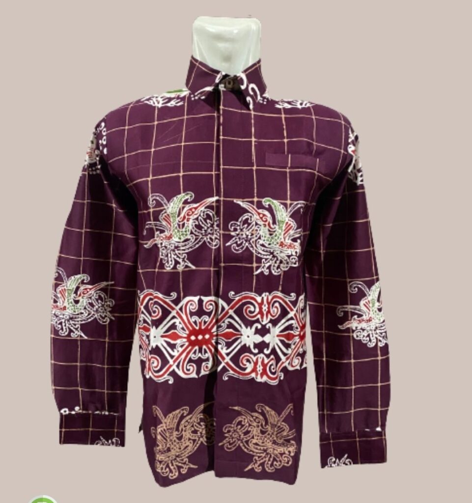 Kemeja-Batik-Cap-Lengan-Panjang-Katun-Silk-Prima-Motif-Jaring-3