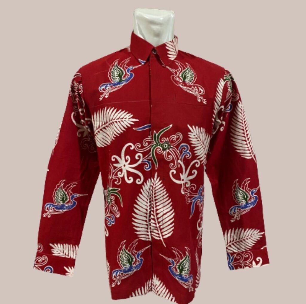Kemeja-Batik-Cap-Lengan-Panjang-Katun Prima-Kombinasi-Toyobo-6